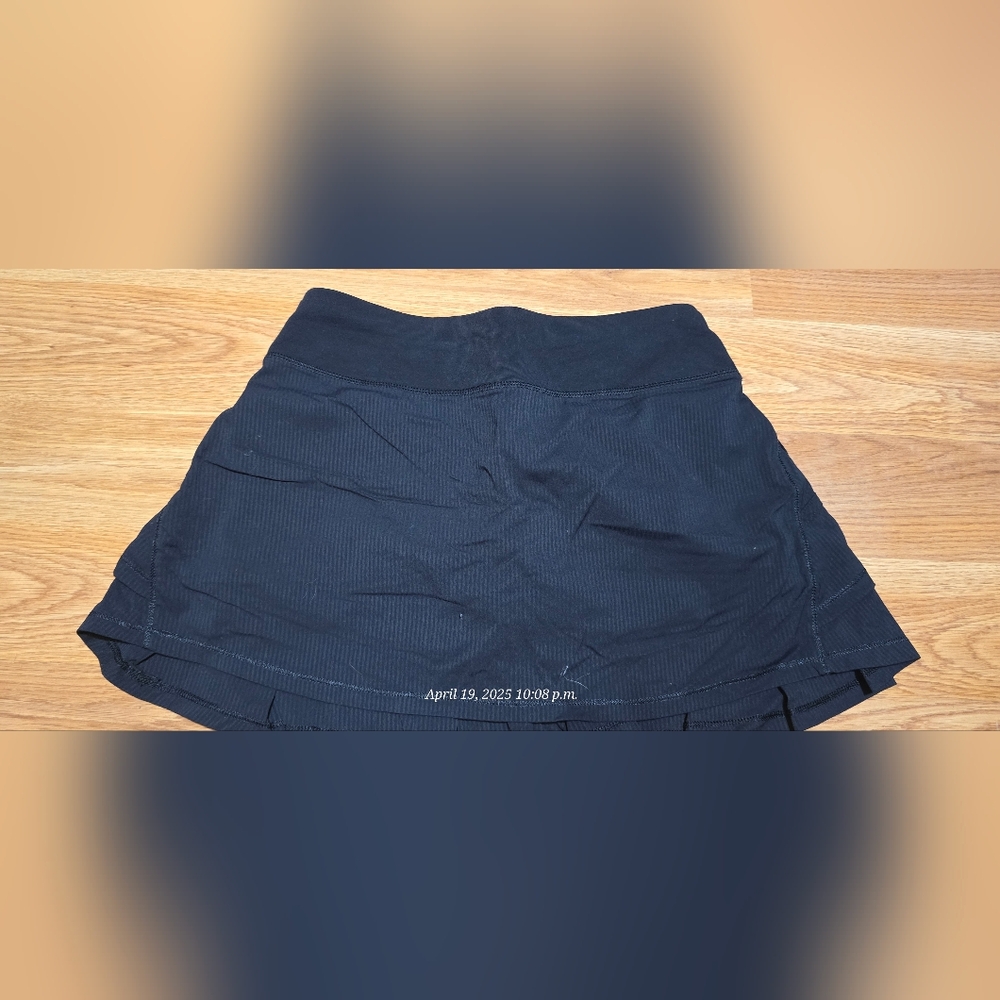 Lululemon Black Athletic Skort